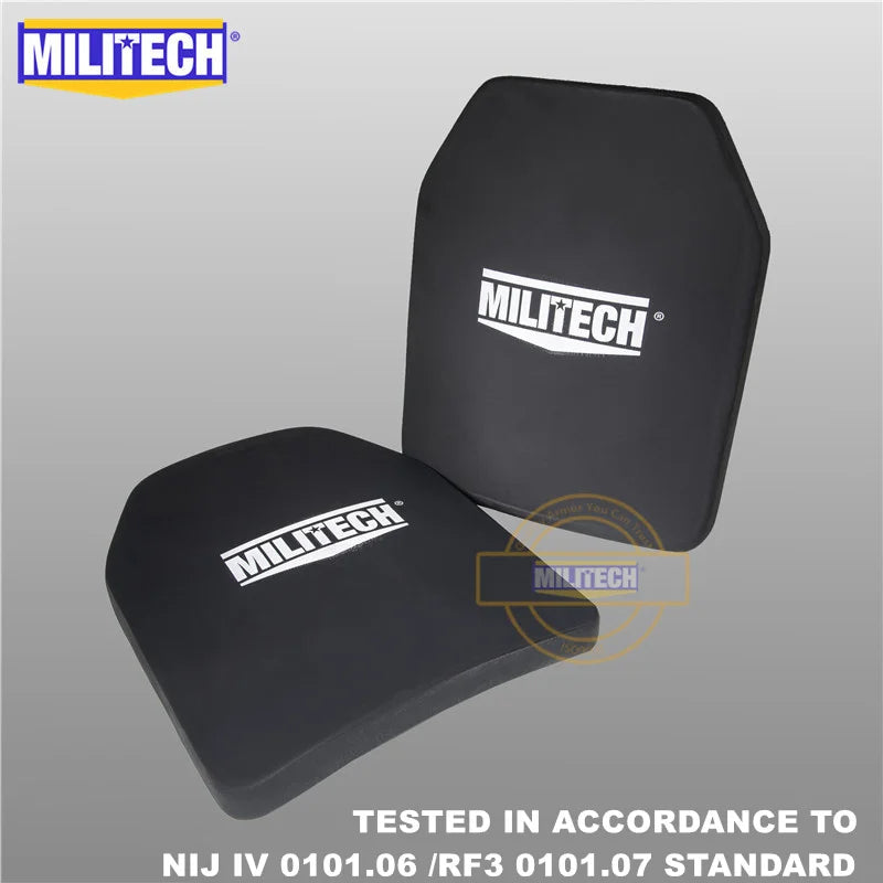 MILITECH IV 10"x12" Shooters Cut Plates - PAIR