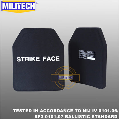 MILITECH IV 10"x12" Shooters Cut Plates - PAIR