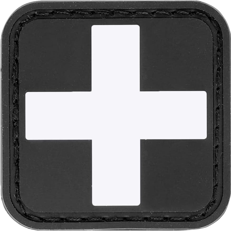 (2 PACK) MED CROSS PATCH - PVC