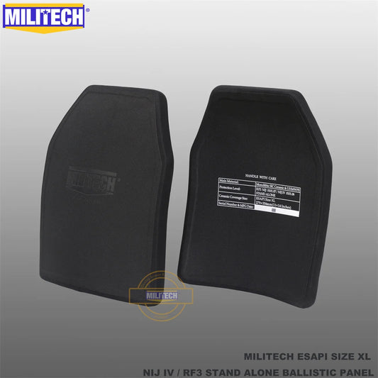 MILITECH BLACK LABEL IV ESAPI Plates - PAIR